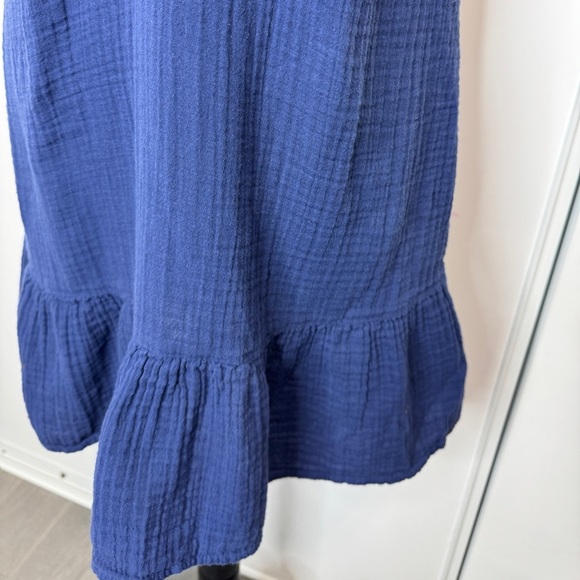 Vineyard Vines Strappy Cross Back Coverup Dress Blue - Picture 7 of 8